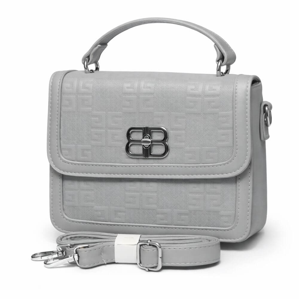 Stylish Top Handle Bag (Grey)